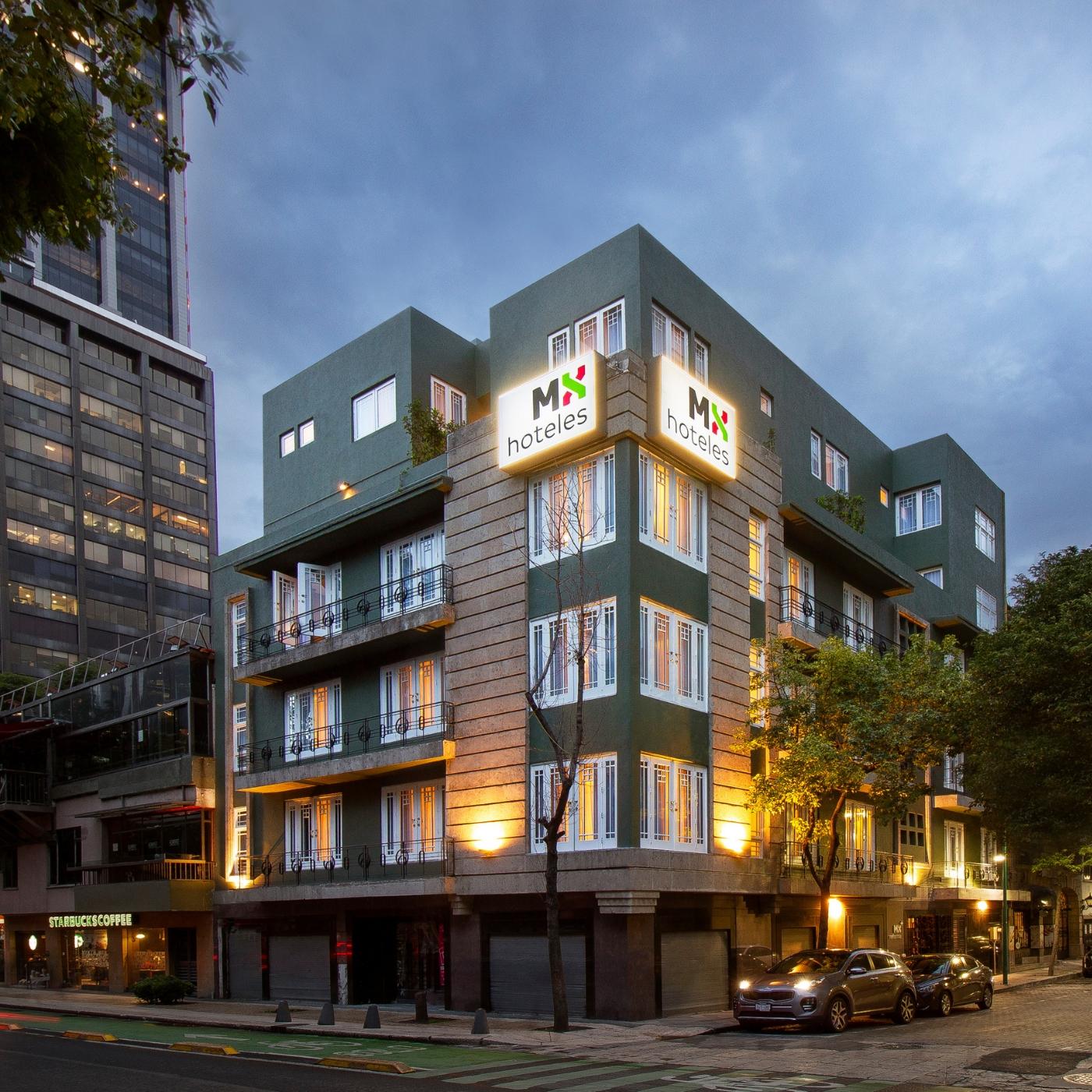 Hotel Mx Mas Reforma Kota Meksiko Bagian luar foto